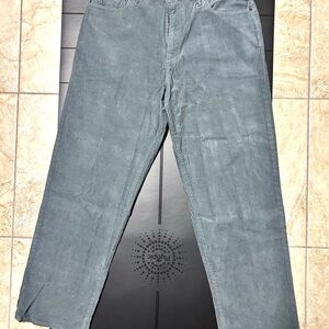Todd Snyder Gray Corduroy Pants Straight-Leg